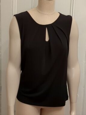 2/$10, 3/$13 NWT Calvin Klein Sleeveless Black Top, Med